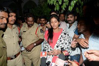 Anjali Returns to Hyderabad Photos